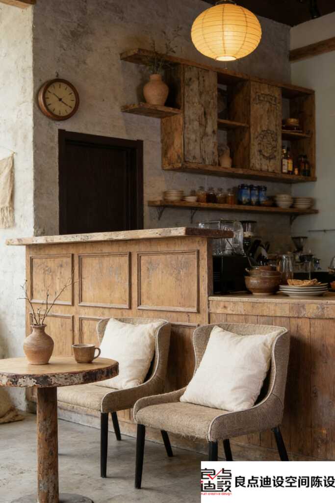 工业风咖啡店装修软装设计灵感大公开!这样装，氛围感直接封神!​